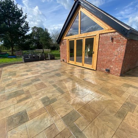 Patio Imprinted Concrete