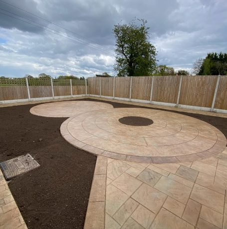 Circle Imprint Garden Landscape